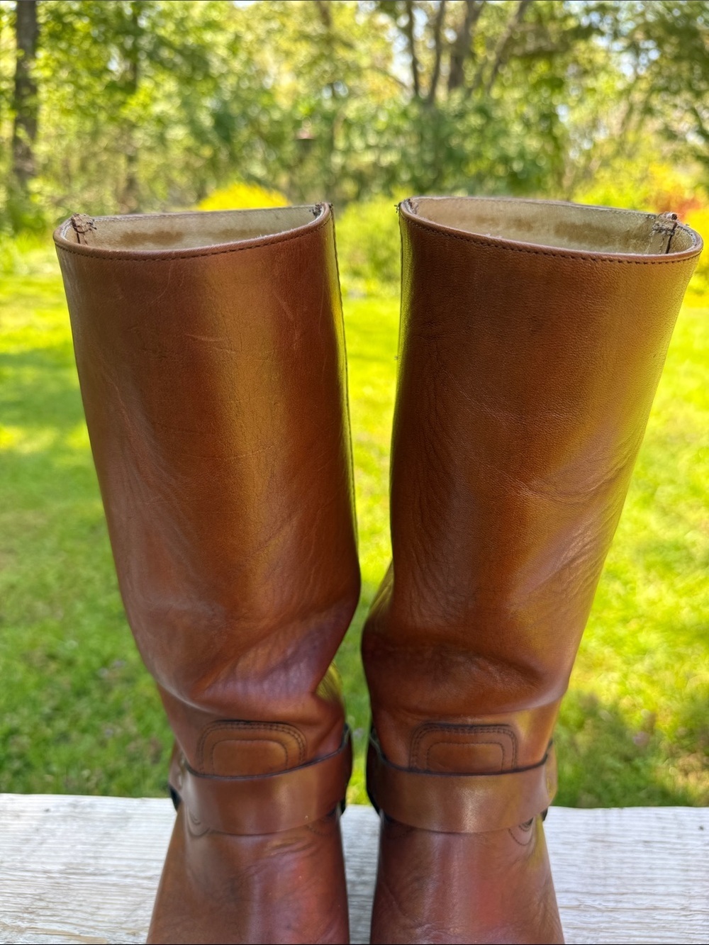 Vintage Made in USA Frye
Brown Leather Harness Boots - Picture 6 of 13
